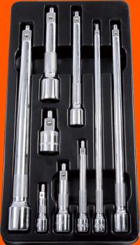 Kunzer Verlängerungen mit Magnetspitze 1/4" - 3/8" - 1/2"  9-teilig 7vsm09