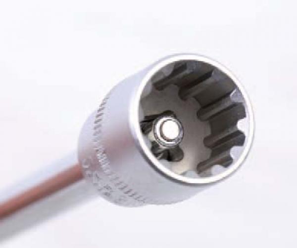 Kunzer Verlängerungen mit Magnetspitze 1/4" - 3/8" - 1/2"  9-teilig 7vsm09